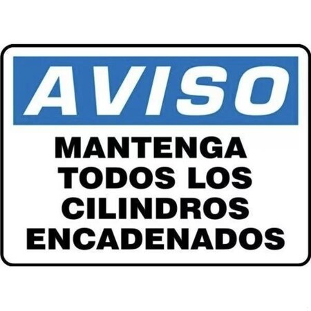 Accuform OSHA NOTICE Safety Sign KEEP ALL SHMCPG825XL SHMCPG825XL